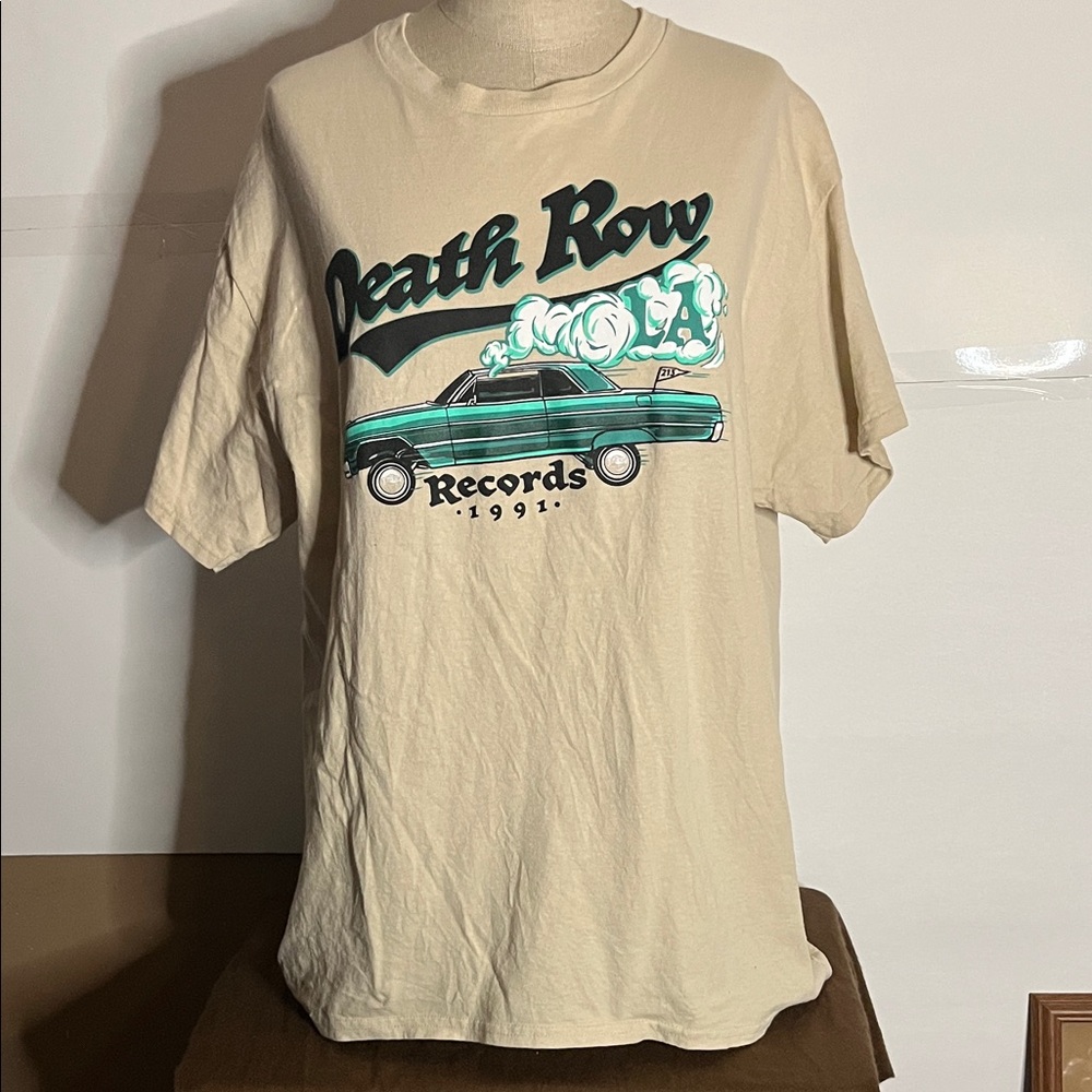 😄Death Row Records Tshirt Large